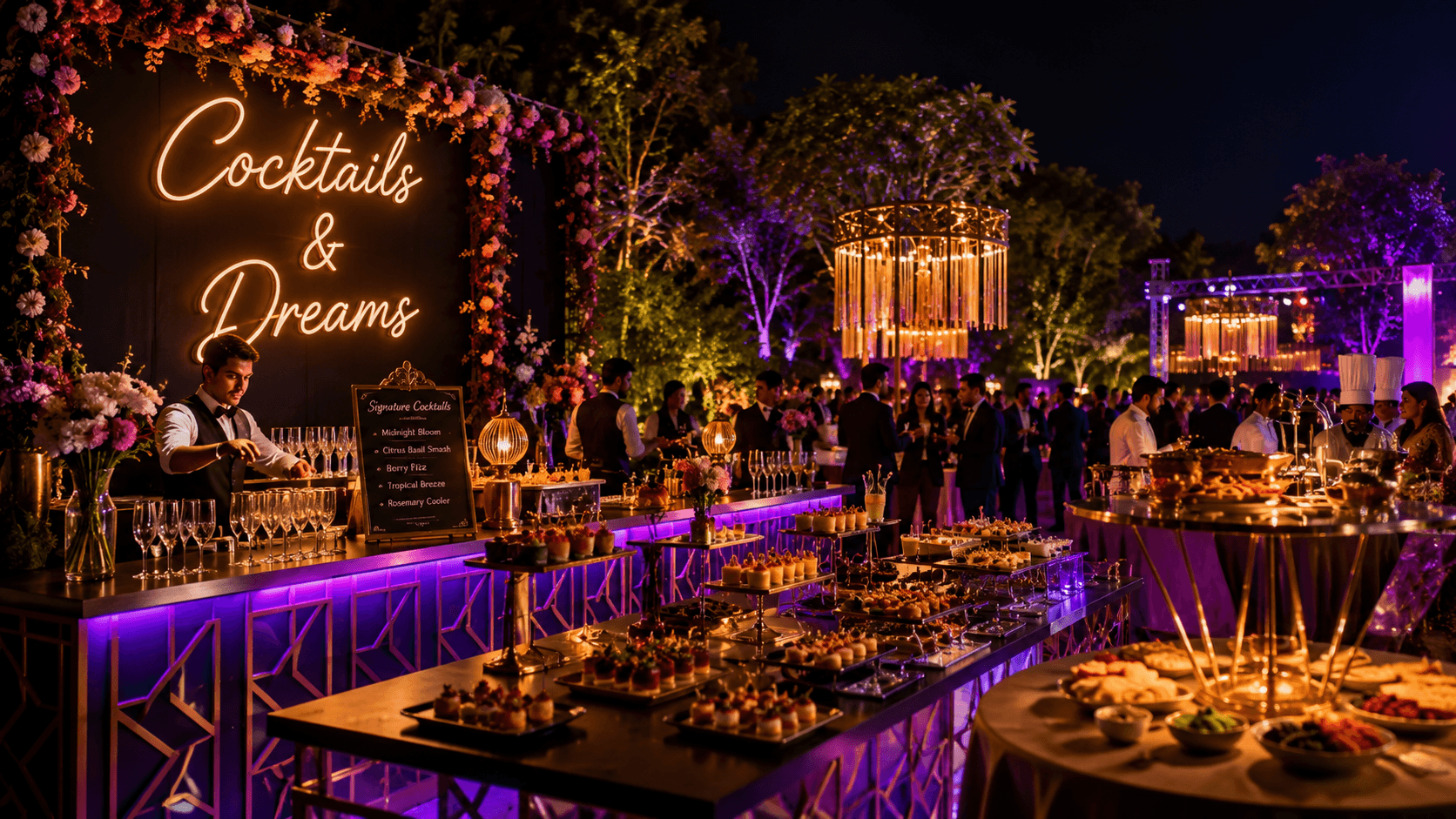Cocktail Party — Narayanam vegetarian catering